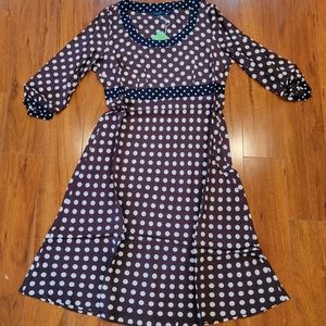 Boden Brown polka dot Dress